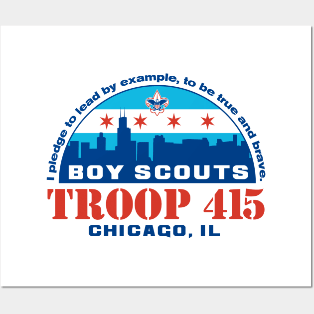 Troop 415 Chicago Wall Art by BRAVOMAXXX